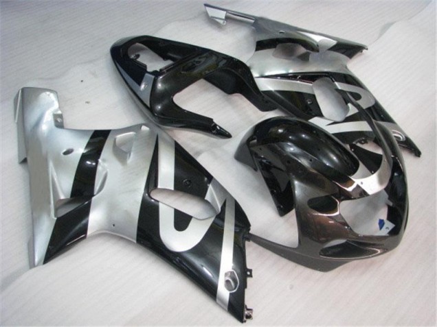 GSXR 600 / 750 K1 K2 K3 2001-2003 - Argent Noir GSXR 600 / 750 K1 K2 K3 2001-2003 - Argent Noir