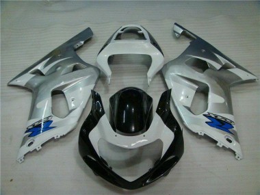 GSXR 600 / 750 K1 K2 K3 2001-2003 - Argent Noir