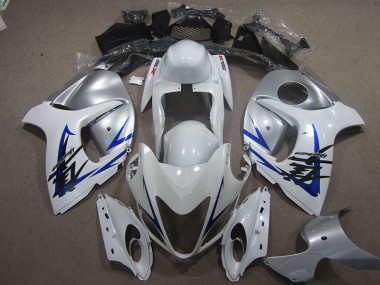 GSXR 1300 Hayabusa 2008-2019 - Blanc Argent Bleu
