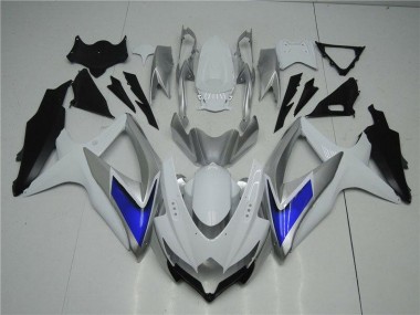 GSXR 600 / 750 K8 2008-2010 - Blanc Argent Bleu