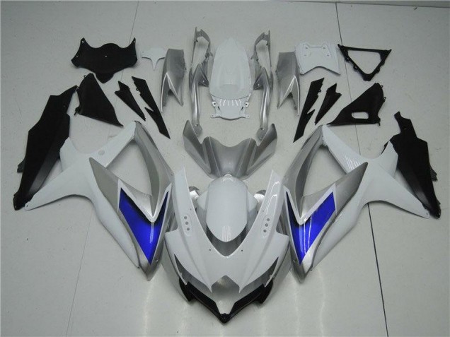 GSXR 600 / 750 K8 2008-2010 - Blanc Argent Bleu GSXR 600 / 750 K8 2008-2010 - Blanc Argent Bleu