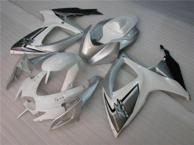 GSXR 600 / 750 K6 2006-2007 - Blanc Argent