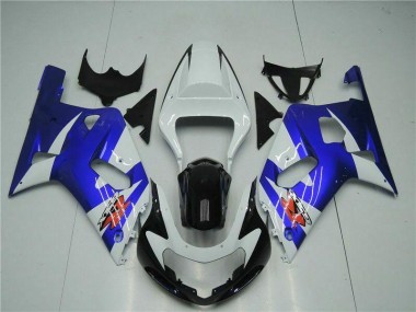 GSXR 600 / 750 K1 K2 K3 2001-2003 - Blanc Bleu