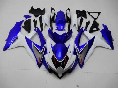 GSXR 600 / 750 K8 2008-2010 - Blanc Bleu
