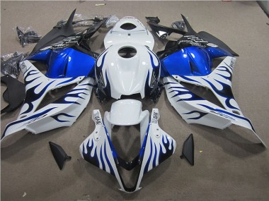 CBR 600 RR 2009-2012 - Blanc Bleu Flamme