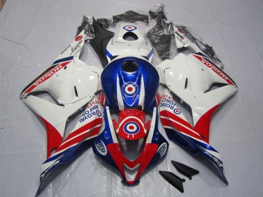 CBR 600 RR 2009-2012 - Blanc Bleu Rouge