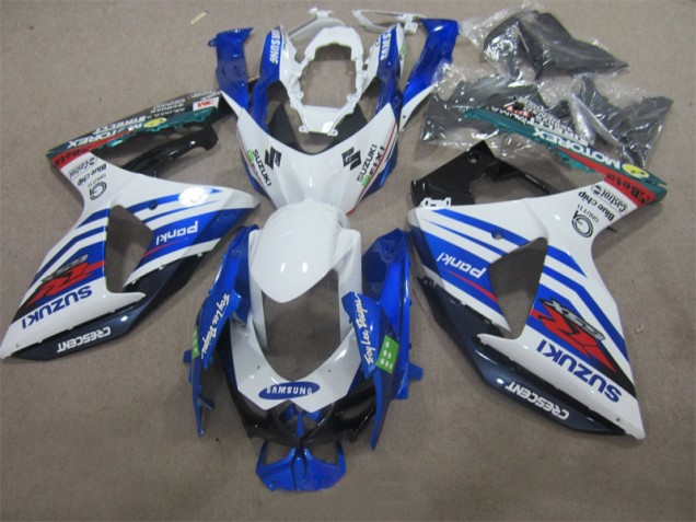 GSXR 1000 K9 2009-2016 - Blanc Bleu Samsung GSXR 1000 K9 2009-2016 - Blanc Bleu Samsung