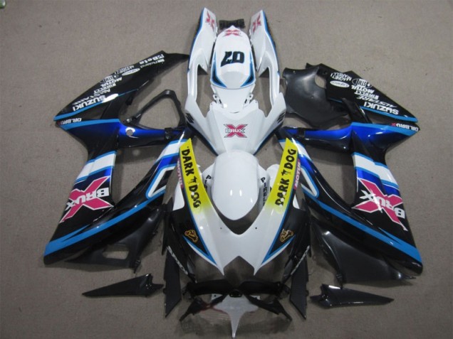 GSXR 600 K8 2008-2010 - Blanc Dark Dog 07 GSXR 600 K8 2008-2010 - Blanc Dark Dog 07