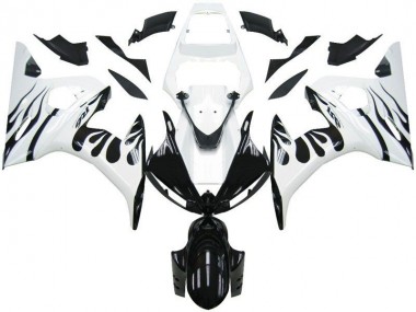 R6 2003-2005 - Blanc Flamme Noir