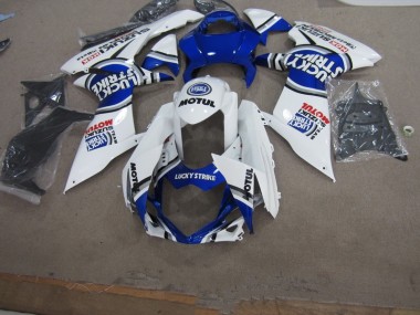 GSXR 750 K11 2011-2024 - Blanc Lucky Strike Motul