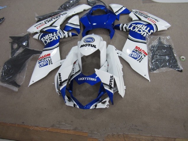 GSXR 750 K11 2011-2024 - Blanc Lucky Strike Motul GSXR 750 K11 2011-2024 - Blanc Lucky Strike Motul