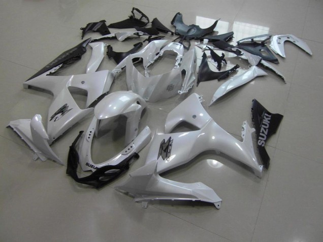 GSXR 1000 K9 2009-2016 - Blanc Nacré et Noir GSXR 1000 K9 2009-2016 - Blanc Nacré et Noir
