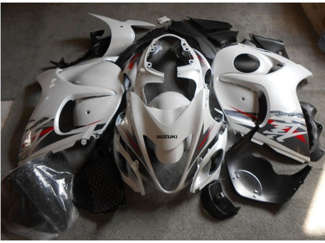 GSXR 1300 Hayabusa 2008-2019 - Blanc Noir GSXR 1300 Hayabusa 2008-2019 - Blanc Noir