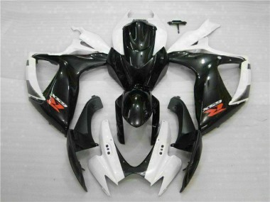 GSXR 600 / 750 K6 2006-2007 - Blanc Noir