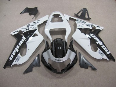 GSXR 600 K1 K2 K3 2001-2003 - Blanc Noir