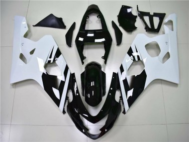 GSXR 600 / 750 K4 2004-2005 - Blanc Noir