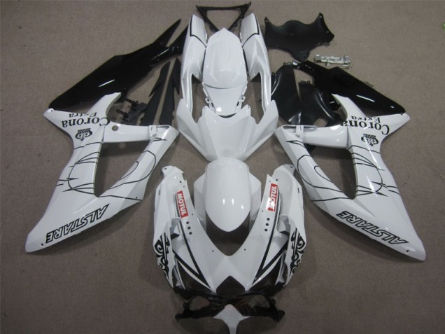 GSXR 600 K8 2008-2010 - Blanc Noir Corona Extra Motul GSXR 600 K8 2008-2010 - Blanc Noir Corona Extra Motul