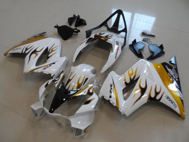 VFR 800 2002-2013 - Blanc Or Noir Flamme