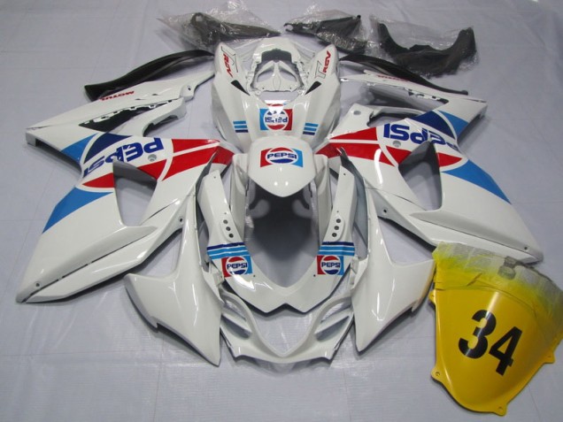 GSXR 1000 K9 2009-2016 - Blanc Pepsi 34 GSXR 1000 K9 2009-2016 - Blanc Pepsi 34