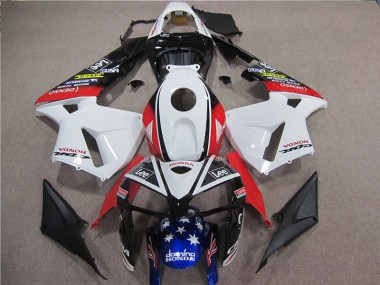 CBR 600 RR 2005-2006 - Blanc Rouge Bleu Lee