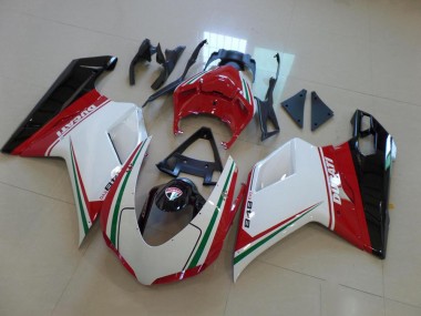 Ducati 848 1098 1198 2007-2014 - Blanc Rouge