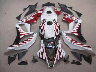 CBR 1000 RR 2004-2005 - Blanc Rouge Flamme Requin