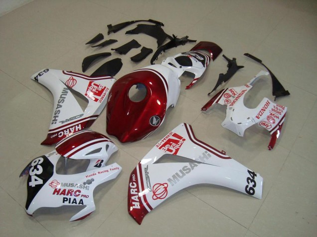 CBR 1000 RR 2008-2011 - Blanc Rouge HARC Pro PIAA 634 CBR 1000 RR 2008-2011 - Blanc Rouge HARC Pro PIAA 634