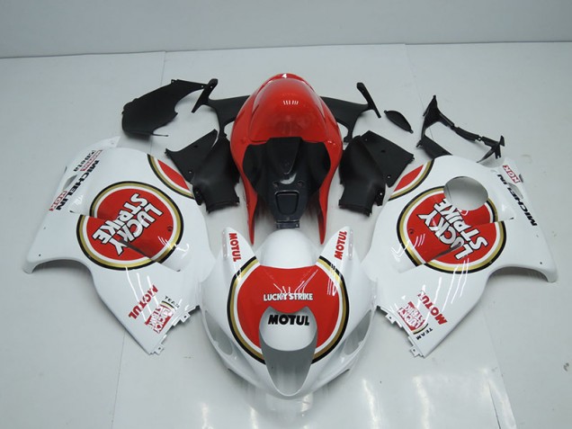 GSXR 1300 Hayabusa 1996-2007 - Blanc Rouge Lucky Strike Motul GSXR 1300 Hayabusa 1996-2007 - Blanc Rouge Lucky Strike Motul