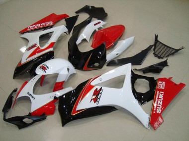 GSXR 1000 K7 2007-2008 - Blanc Rouge Noir