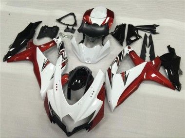 GSXR 600 / 750 K8 2008-2010 - Blanc Rouge Noir