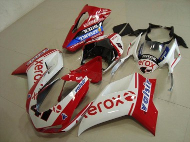 Ducati 848 1098 1198 2007-2014 - Blanc Rouge Xerox