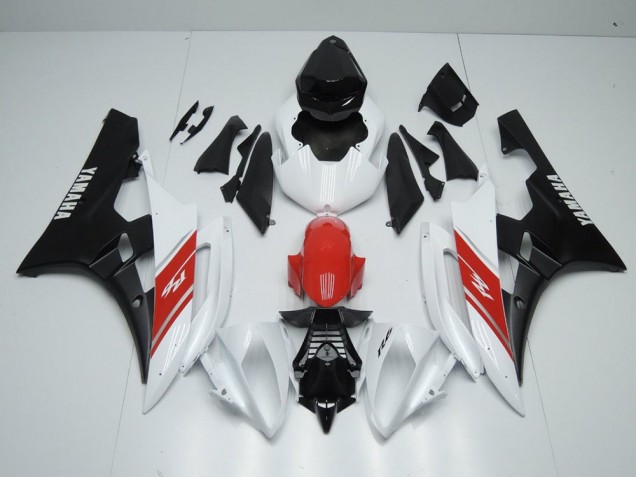R6 2006-2007 - Blanc Rouge et Noir Mat R6 2006-2007 - Blanc Rouge et Noir Mat