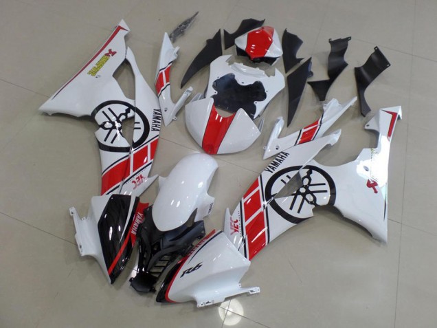 R6 2008-2016 - Blanc avec Big Yamaha Logo R6 2008-2016 - Blanc avec Big Yamaha Logo