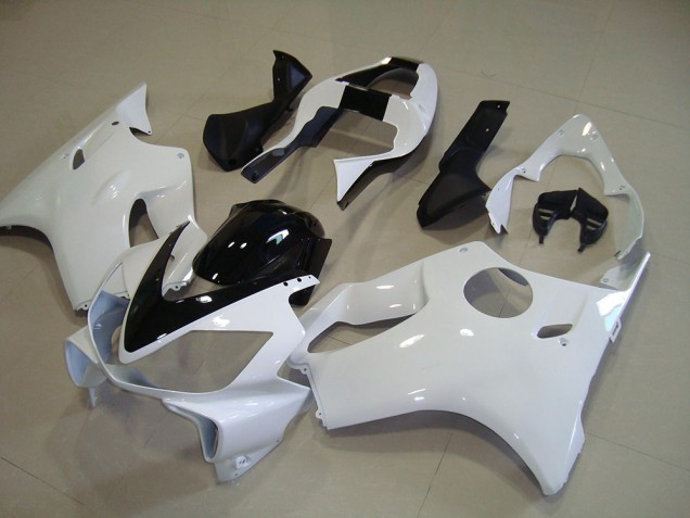 CBR 600 F4i 2001-2003 - Blanc avec Noir Bande CBR 600 F4i 2001-2003 - Blanc avec Noir Bande