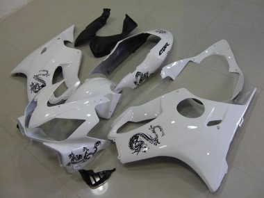 CBR 600 F4i 2004-2007 - Blanc avec Noir Dragon