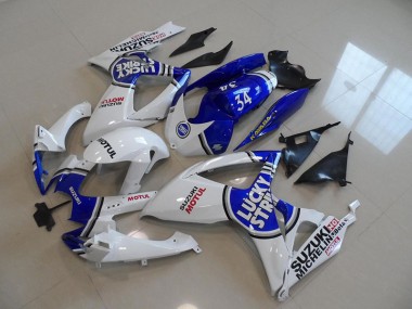 GSXR 750 K6 2006-2007 - Bleu Blanc Lucky Strike Motul 34
