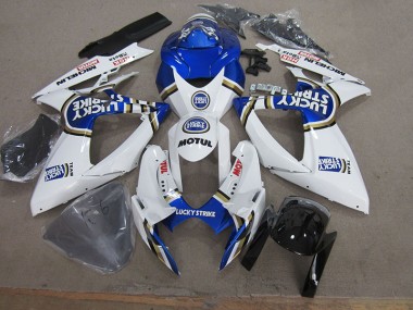 GSXR 750 K6 2006-2007 - Bleu Blanc Lucky Strike Motul