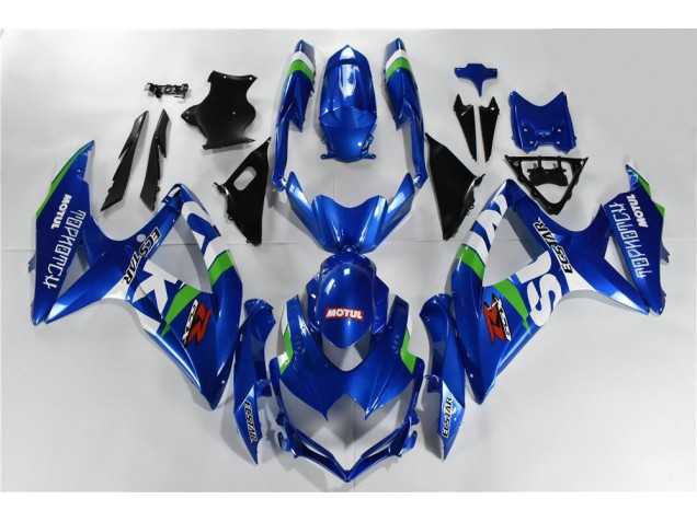 GSXR 600 / 750 K8 2008-2010 - Bleu Blanc Vert GSXR 600 / 750 K8 2008-2010 - Bleu Blanc Vert