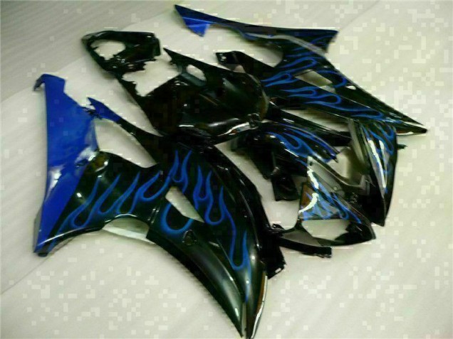 R6 2008-2016 - Bleu Flamme Noir R6 2008-2016 - Bleu Flamme Noir