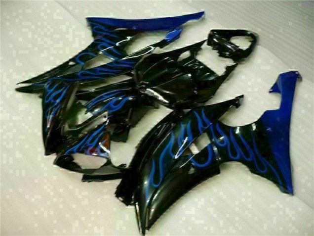 R6 2008-2016 - Bleu Flamme Noir R6 2008-2016 - Bleu Flamme Noir