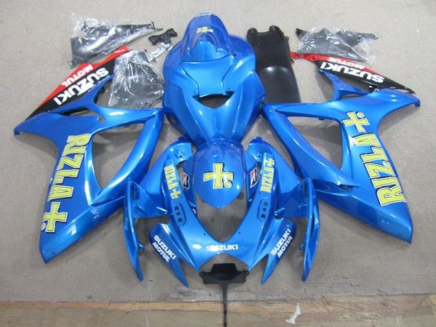 GSXR 750 K6 2006-2007 - Bleu Jaune Rizla GSXR 750 K6 2006-2007 - Bleu Jaune Rizla