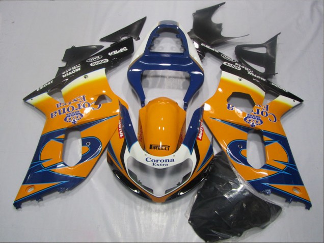 GSXR 600 K1 K2 K3 2001-2003 - Bleu Orange Corona Extra