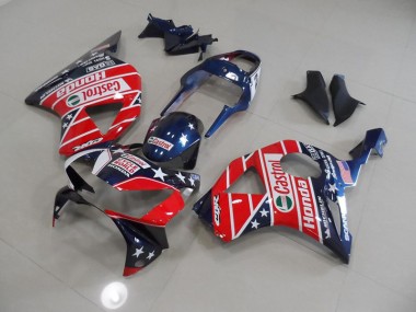CBR 900 RR 954 2002-2003 - Bleu Rouge Cycle World Castrol