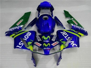 CBR 600 RR 2003-2004 - Bleu Vert Movistar Castrol