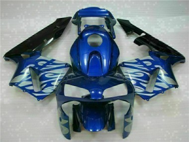 CBR 600 RR 2003-2004 - Bleu avec Argent Flamme