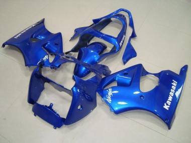 ZX6R 2000-2002 - Bleu avec Blanc Décalque