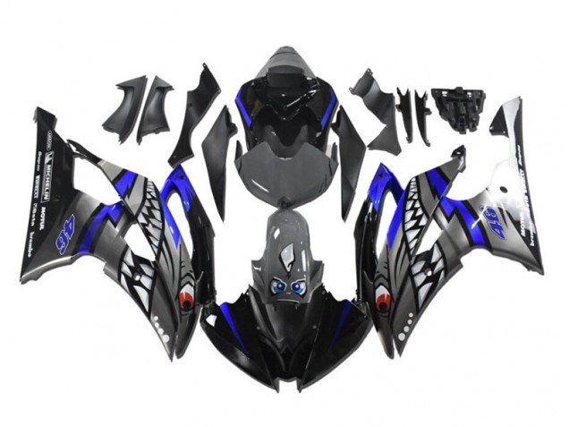 R6 2008-2016 - Gris Bleu Requin R6 2008-2016 - Gris Bleu Requin