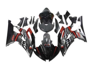 R6 2008-2016 - Gris Rouge Requin