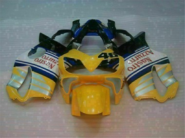 CBR 600 F4i 2001-2003 - Jaune Argent Nastro Azzurro