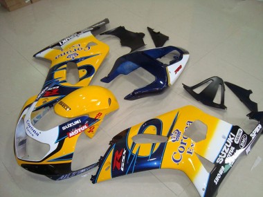 GSXR 750 K1 K2 K3 2001-2003 - Jaune Bleu Corona Extra Motul